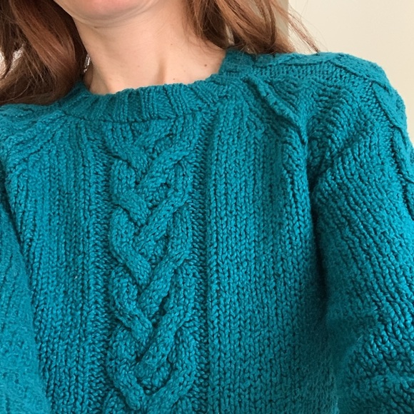 Hand Loomed Sweater - made in Peru Organic cotton - Picture 6 of 8